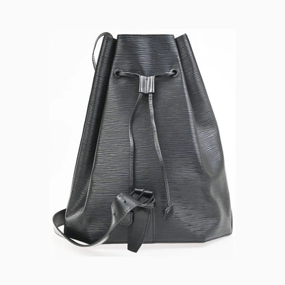 Louis Vuitton Sac a Dos Drawstring Epi Leather, Black, Leather, Backpack