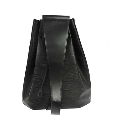 Louis Vuitton Sac a Dos Drawstring Epi Leather, Black, Leather, Backpack
