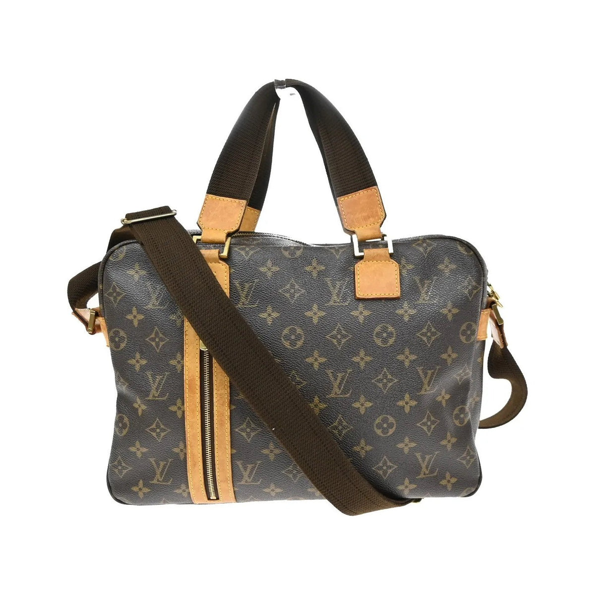 Louis Vuitton Sac Bosphore Monogram Canvas, Brown, Leather, Briefcase
