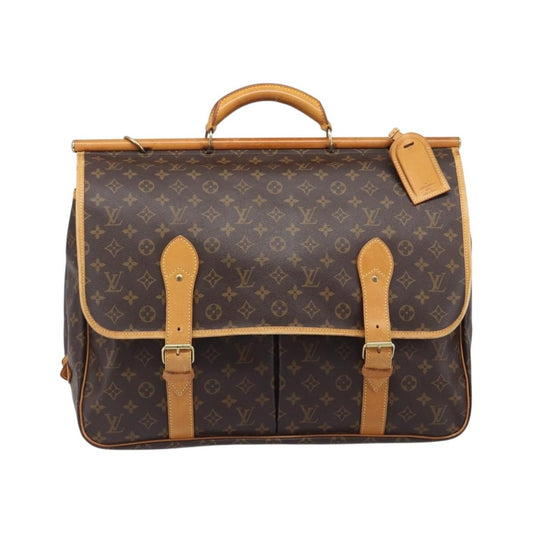 Louis Vuitton Sac Chasse Hunting Monogram Canvas, Brown, Canvas, Handbag