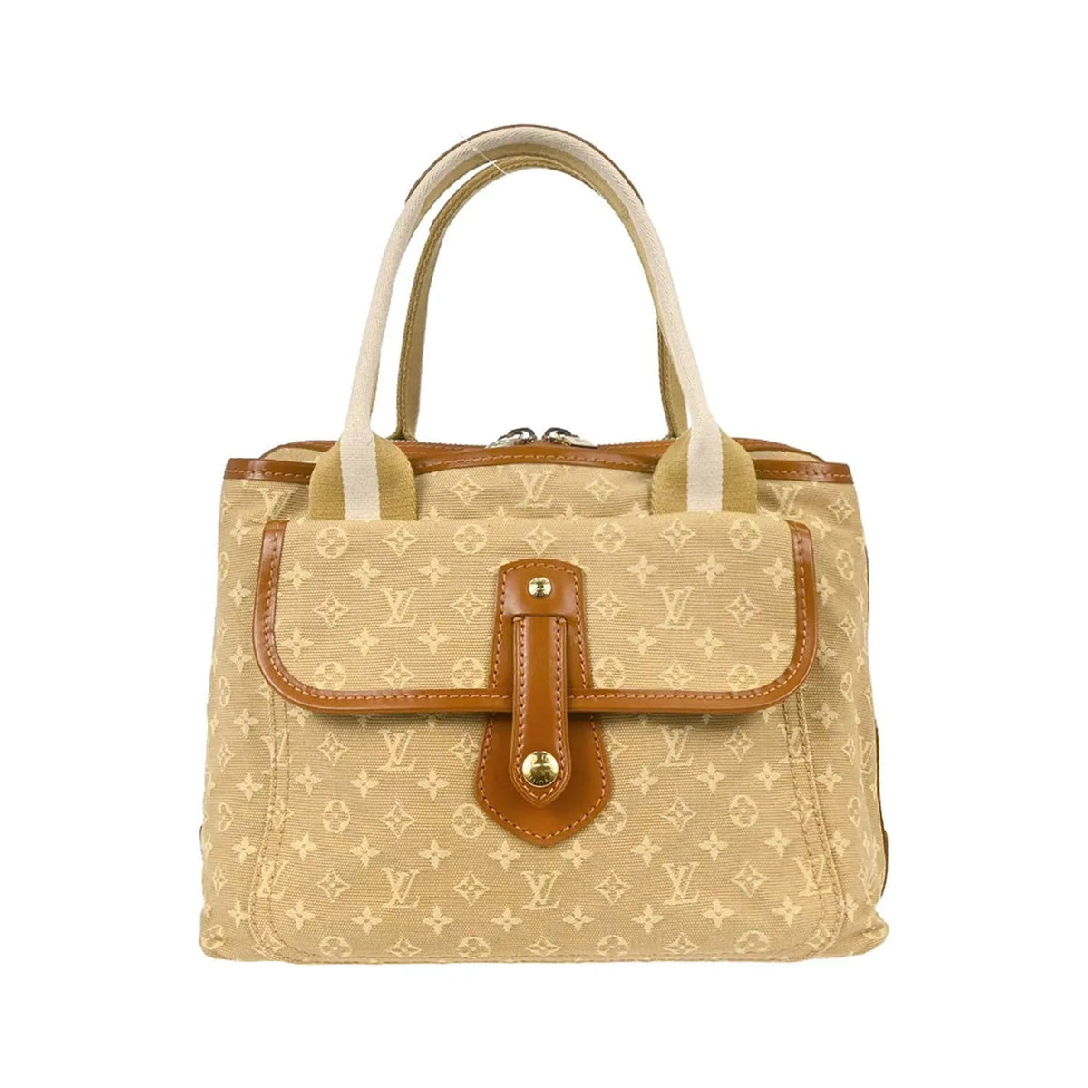 Louis Vuitton Sac Mary Kate Mini Lin, Beige, Canvas, Handbag