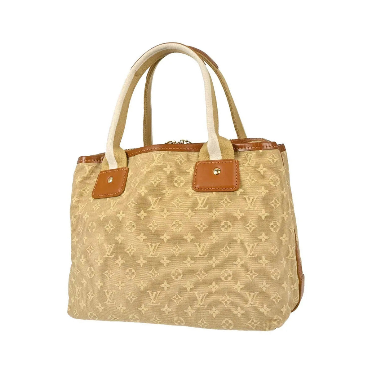 Louis Vuitton Sac Mary Kate Mini Lin, Beige, Canvas, Handbag