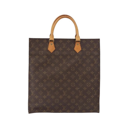 Louis Vuitton Sac Plat Monogram, Brown, Canvas, Tote Bag