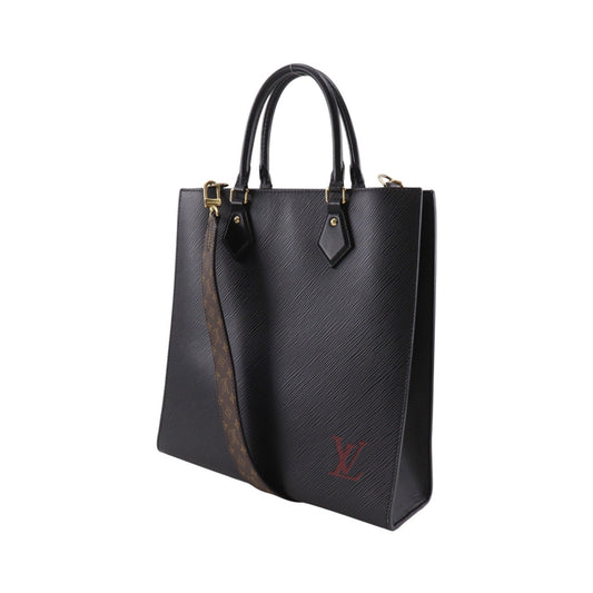 Louis Vuitton Sac Plat NM Epi Leather, Black, Leather, Handbag