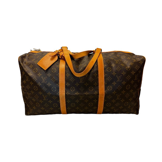 Louis Vuitton Sac Souple Monogram Canvas, Brown, Canvas, Handbag