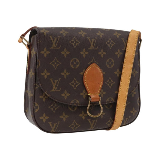 Louis Vuitton Saint Cloud Monogram Canvas, Brown, Canvas, Handbag