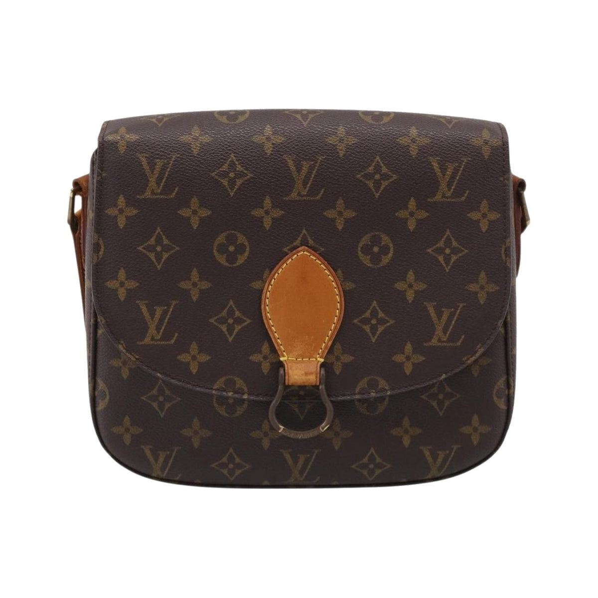 Louis Vuitton Saint Cloud Monogram Canvas, Brown, Canvas, Handbag