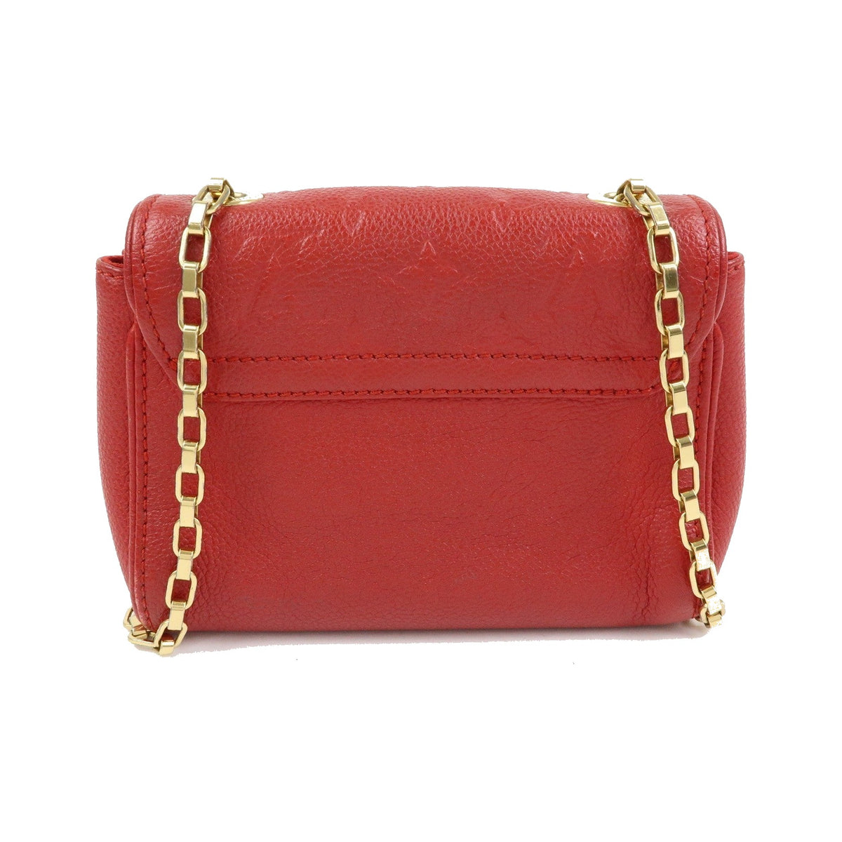 Louis Vuitton Saint Germain Monogram Empreinte Leather, Red, Leather, Handbag
