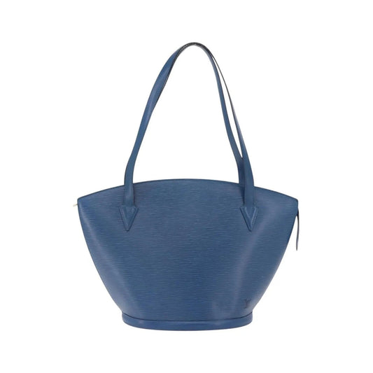 Louis Vuitton Saint Jacques Epi, Blue, Leather, Shoulder Bag
