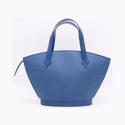Louis Vuitton Saint Jacques Epi Leather, Blue, Leather, Handbag
