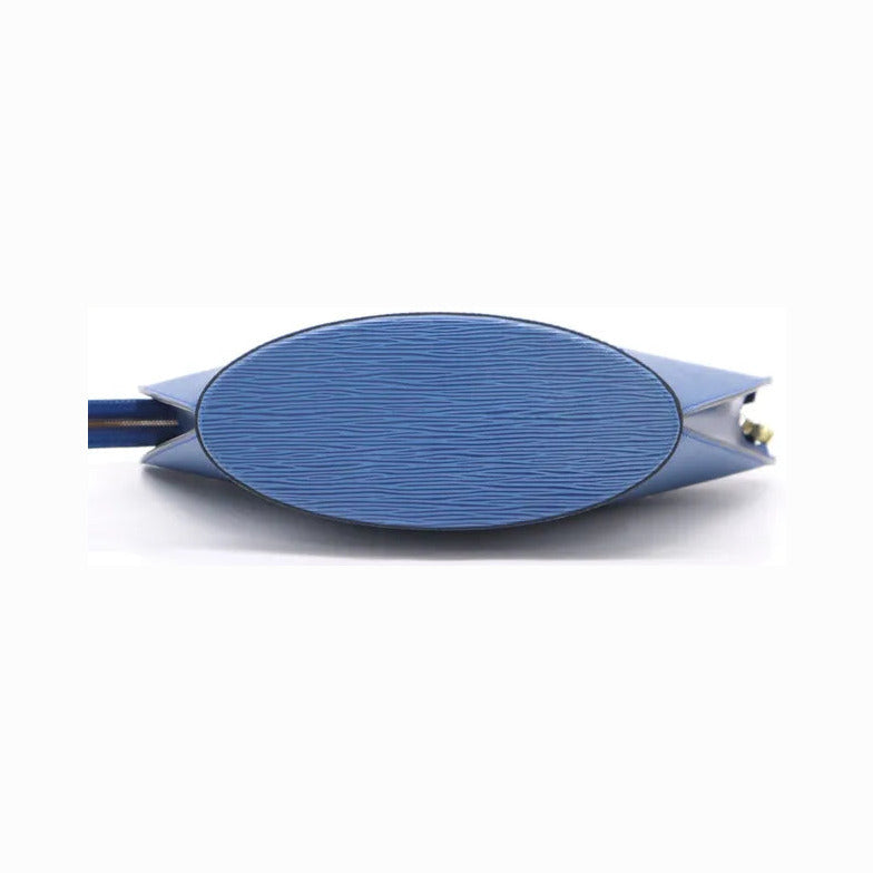 Louis Vuitton Saint Jacques Epi Leather, Blue, Leather, Handbag