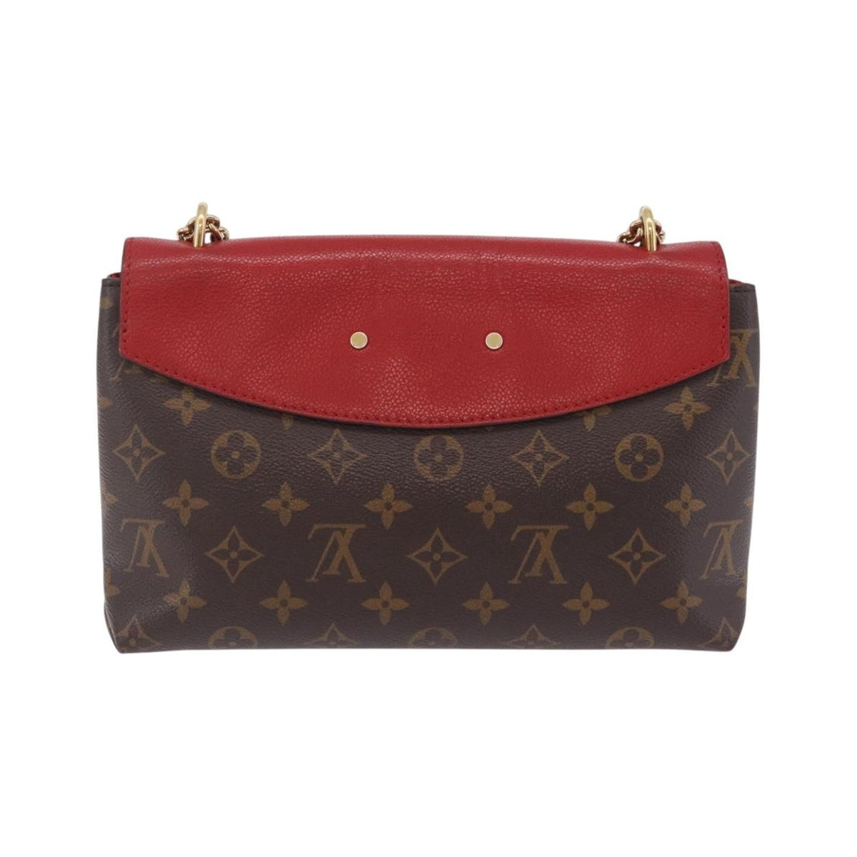 Louis Vuitton Saint Placide Monogram Canvas and Leather, Brown, Canvas, Handbag