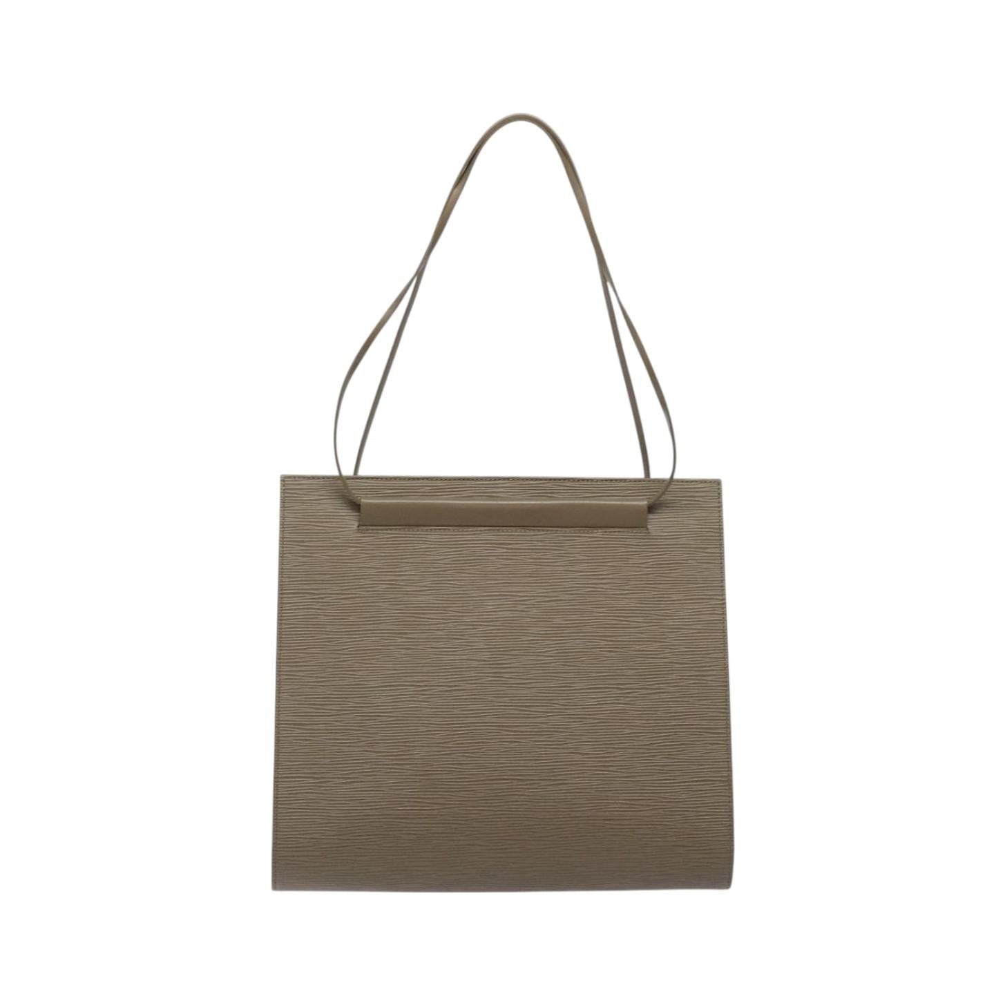 Louis Vuitton Saint Tropez Epi Leather, Gray, Leather, Shoulder Bag