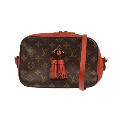 Louis Vuitton Saintonge Monogram Canvas with Leather, Brown, Canvas, Shoulder Bag