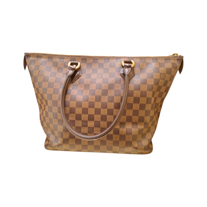 Louis Vuitton Saleya Damier, Brown, Leather, Tote Bag