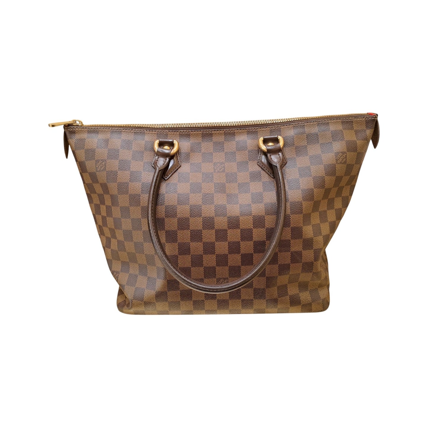 Louis Vuitton Saleya Damier, Brown, Leather, Tote Bag