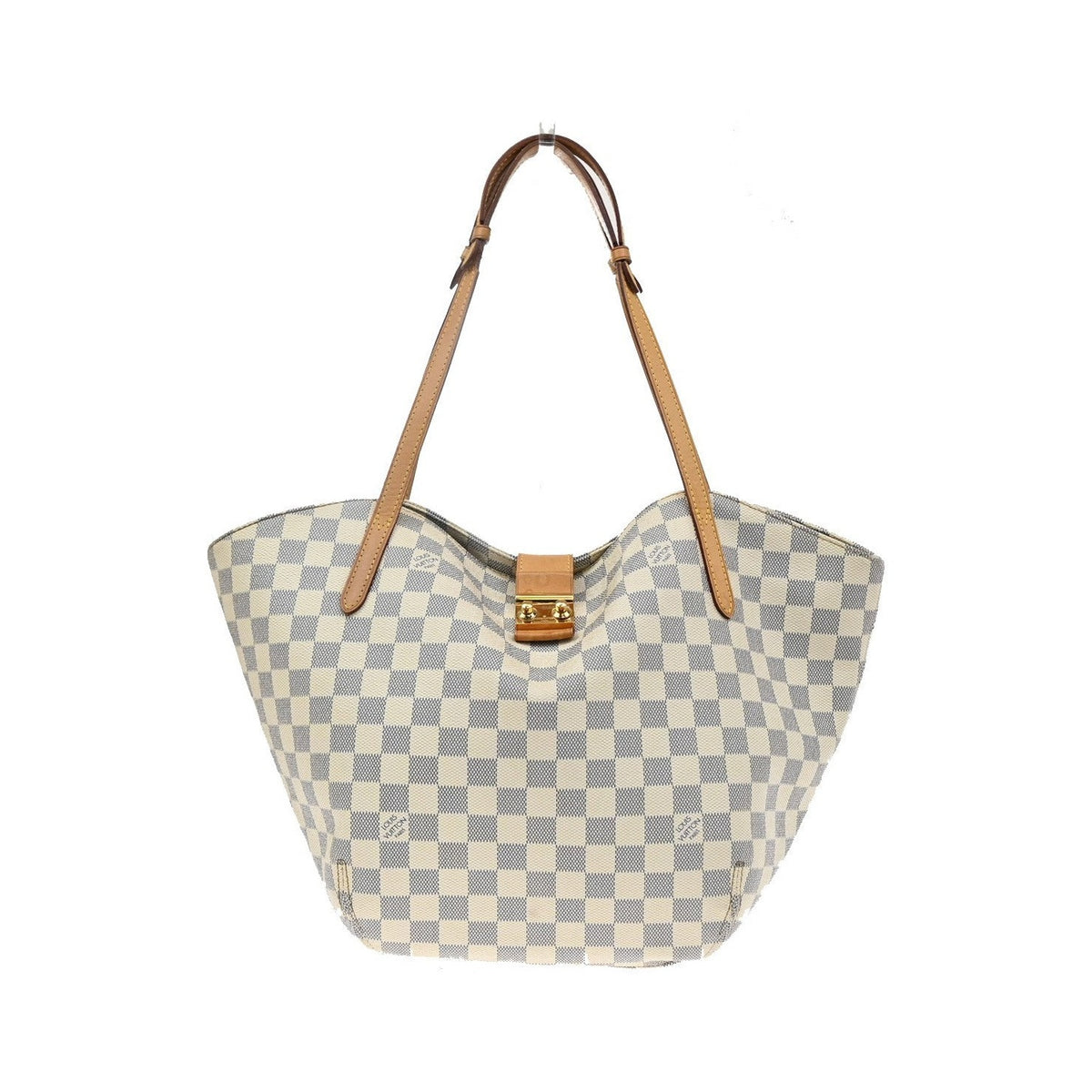 Louis Vuitton Salina Damier, White, Canvas, Handbag