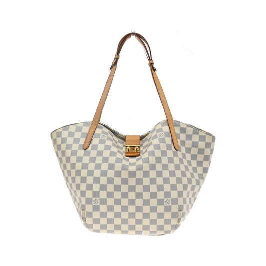 Louis Vuitton Salina Damier, White, Canvas, Handbag
