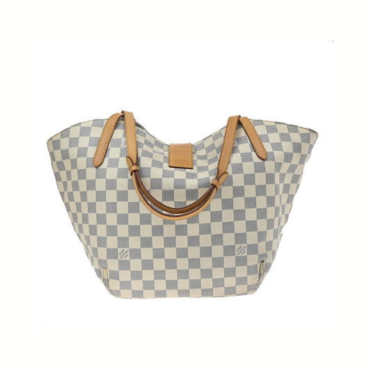 Louis Vuitton Salina Damier, White, Canvas, Handbag