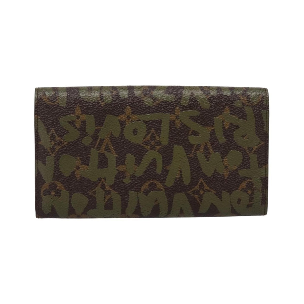 Louis Vuitton Sarah Limited Edition Monogram Graffiti, Khaki, Canvas, Wallet