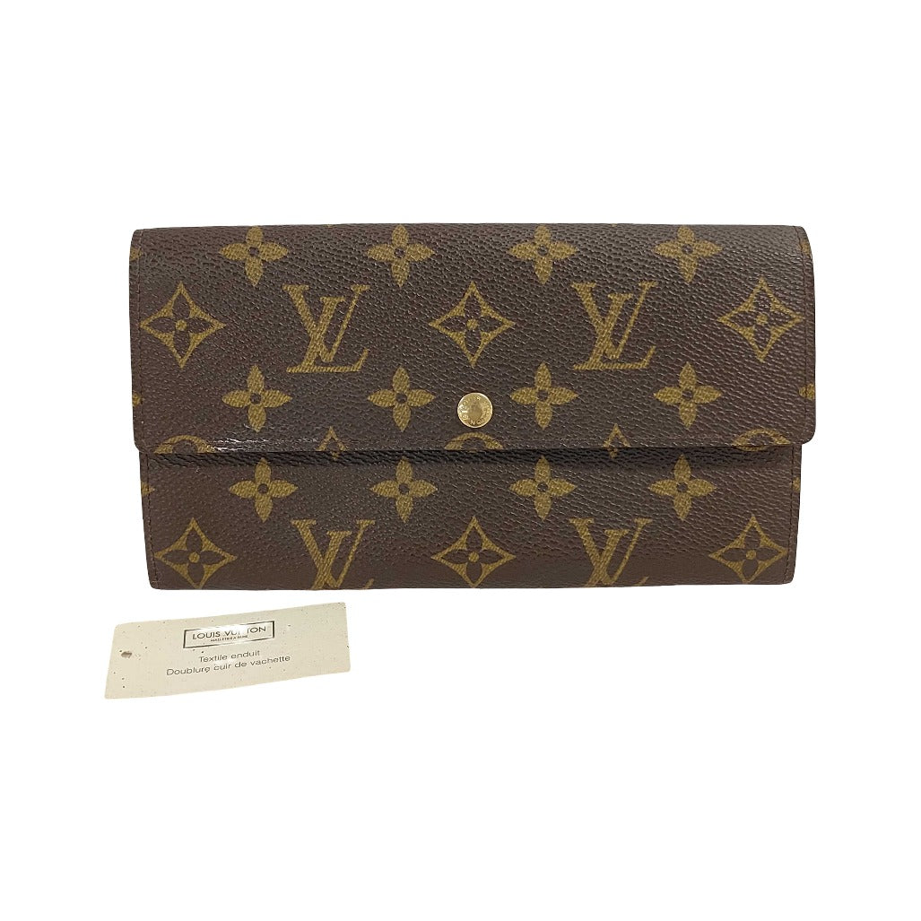 Louis Vuitton Sarah Monogram Canvas, Brown, Canvas, Clutch
