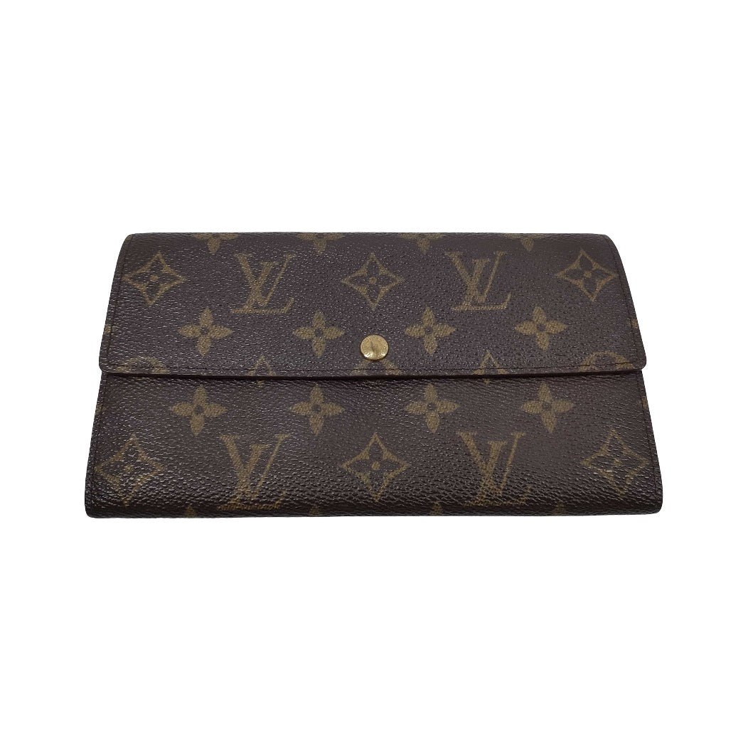 Louis Vuitton Sarah Monogram Canvas, Brown, Canvas, Clutch