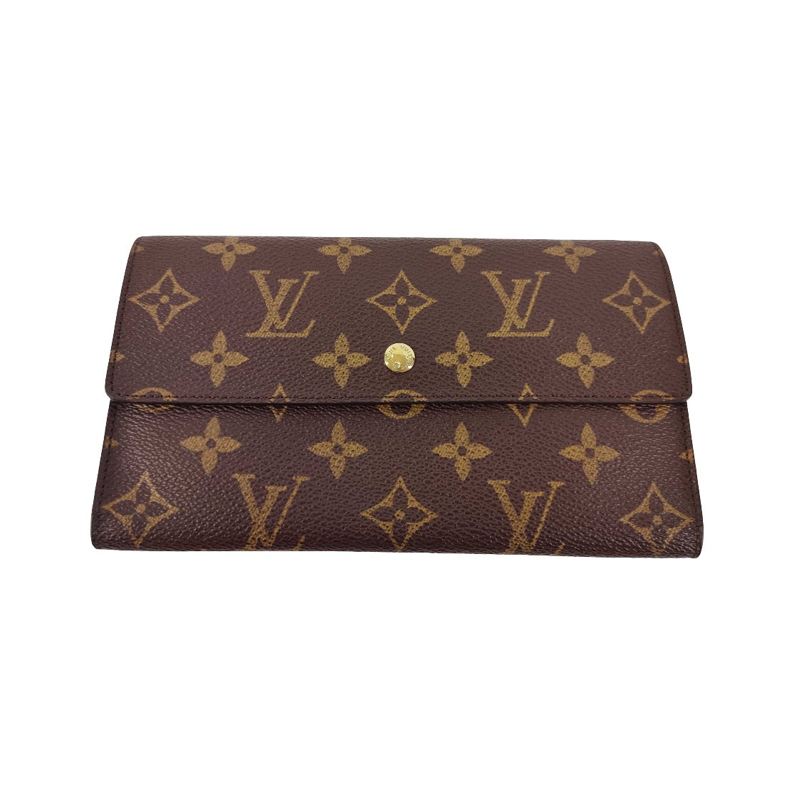 Louis Vuitton Sarah Monogram Canvas, Brown, Canvas, Clutch