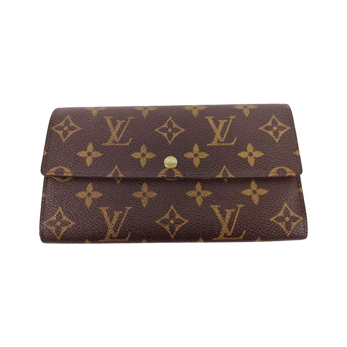 Louis Vuitton Sarah Monogram Canvas, Brown, Canvas, Clutch