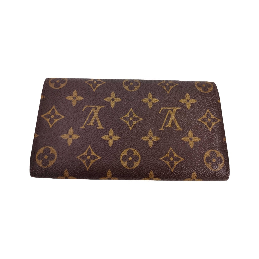 Louis Vuitton Sarah Monogram Canvas, Brown, Canvas, Clutch