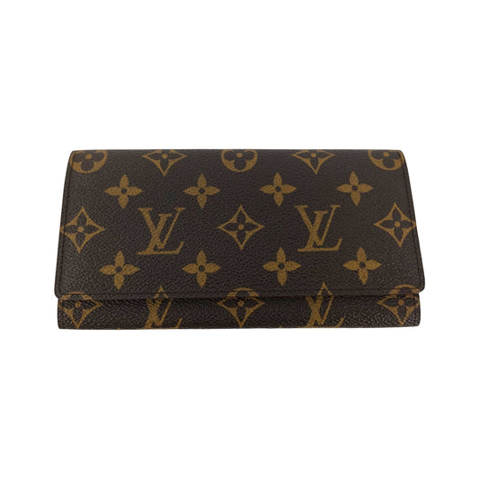 Louis Vuitton Sarah Monogram Canvas, Brown, Canvas, Wallet