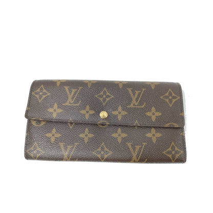 Louis Vuitton Sarah Monogram Canvas, Brown, Canvas, Wallet