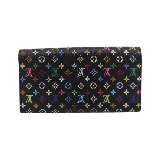 Louis Vuitton Sarah Monogram Multicolor, Black, Canvas, Wallet