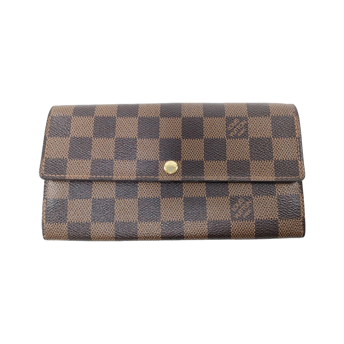 Louis Vuitton Sarah Wallet NM Damier, Brown, Canvas, Wallet