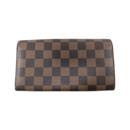 Louis Vuitton Sarah Wallet NM Damier, Brown, Canvas, Wallet