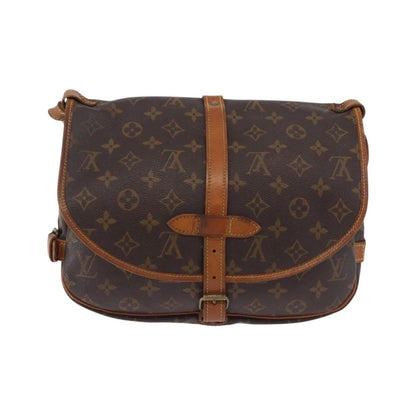 Louis Vuitton Saumur Monogram, Brown, Canvas, Shoulder Bag