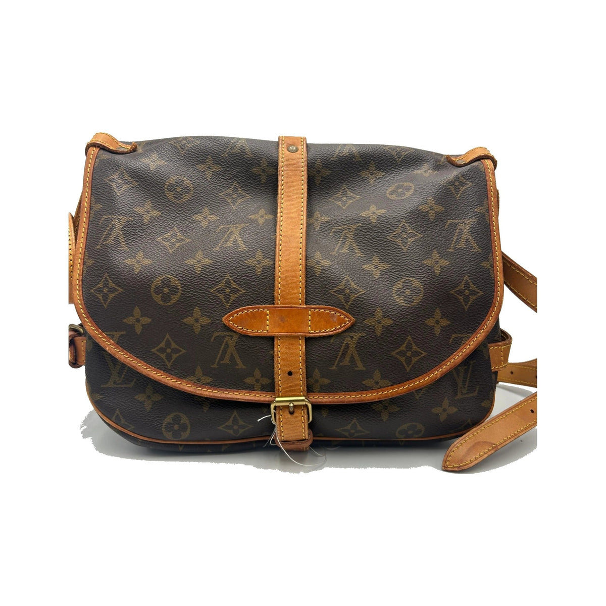 Louis Vuitton Saumur Monogram Canvas, Brown, Canvas, Shoulder Bag