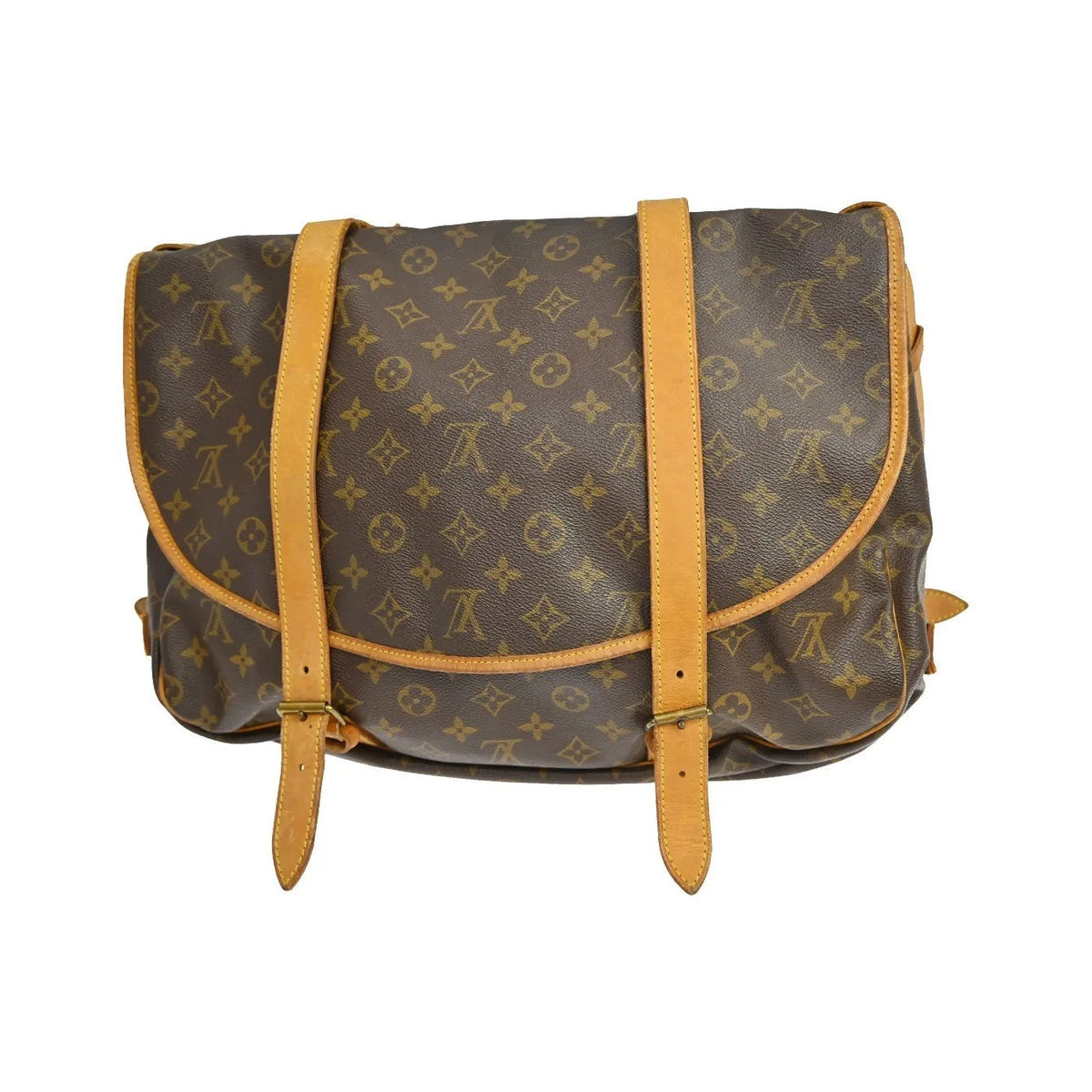 Louis Vuitton Saumur Monogram Canvas, Brown, Canvas, Shoulder Bag