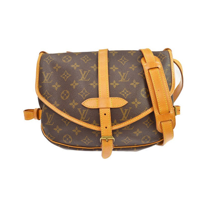 Louis Vuitton Saumur Monogram Canvas, Brown, Canvas, Handbag