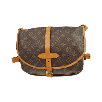Louis Vuitton Saumur Monogram Canvas, Brown, Canvas, Handbag