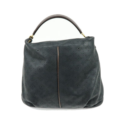 Louis Vuitton Selene Mahina Leather, Black, Leather, Handbag