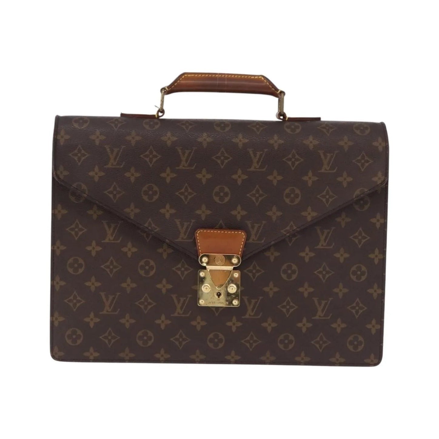 Louis Vuitton Serviette Conseiller Monogram Canvas, Brown, Canvas, Briefcase