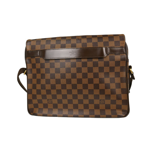 Louis Vuitton Shelton Messenger Damier Ebene, Brown, Canvas, Shoulder Bag