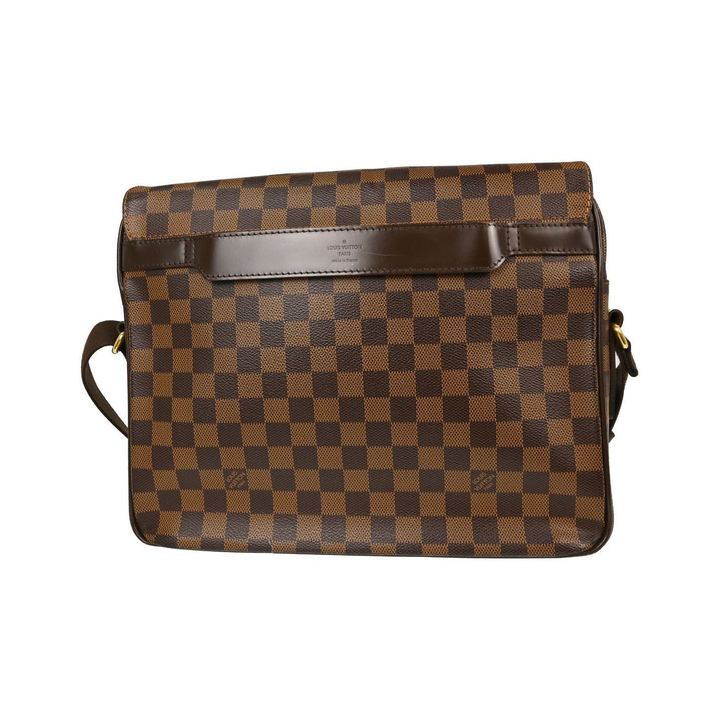 Louis Vuitton Shelton Messenger Damier Ebene, Brown, Canvas, Shoulder Bag