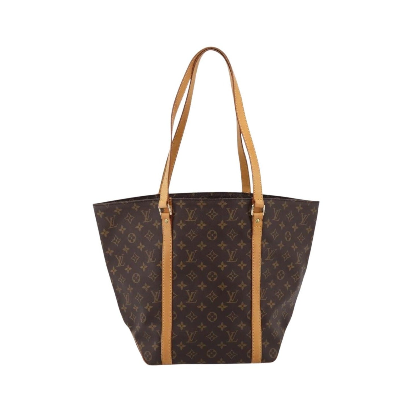 Louis Vuitton Shopping Sac Monogram Canvas, Brown, Canvas, Handbag