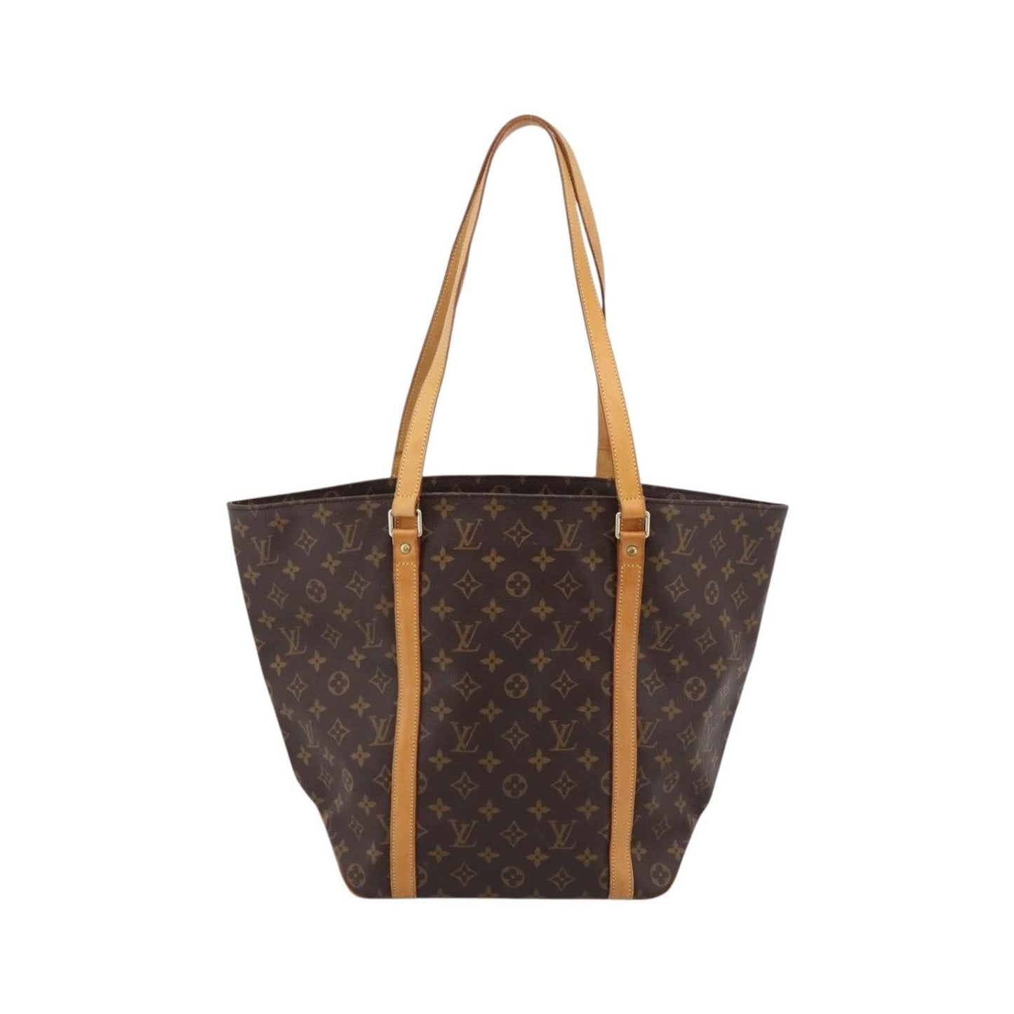 Louis Vuitton Shopping Sac Monogram Canvas, Brown, Canvas, Handbag