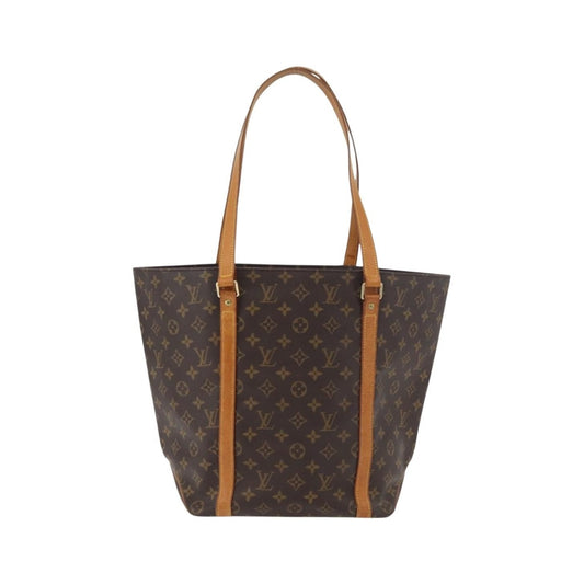 Louis Vuitton Shopping Sac Monogram Canvas, Brown, Canvas, Handbag