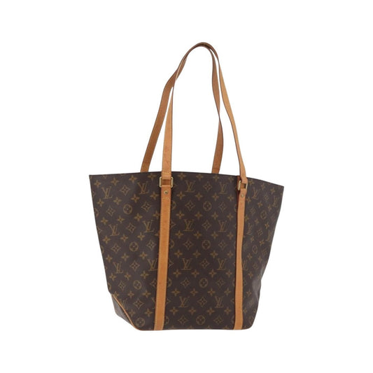 Louis Vuitton Shopping Sac Monogram Canvas, Brown, Canvas, Handbag