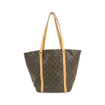 Louis Vuitton Shopping Sac Monogram Canvas, Brown, Canvas, Handbag