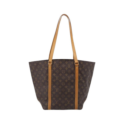 Louis Vuitton Shopping Sac Monogram Canvas, Brown, Canvas, Handbag