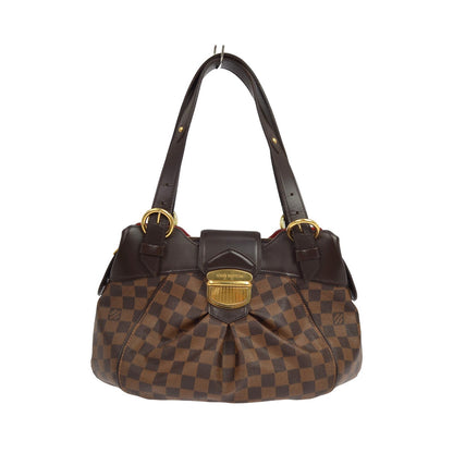 Louis Vuitton Sistina Damier, Brown, Canvas, Handbag